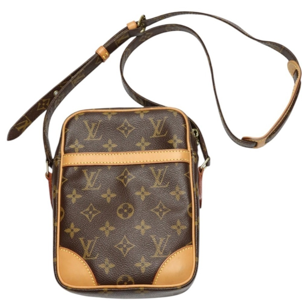 LOUIS VUITTON Brown Monogram Canvas Shoulder Bag